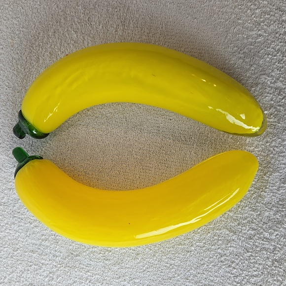 Stunning Murano Style Hand-Blown Glass Fruit Set with Platter - Picture 5 of 5